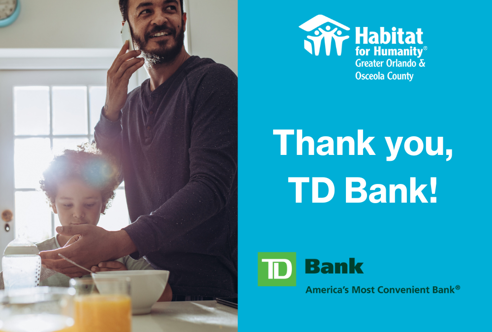 Supporter Spotlight: TD Bank bolsters financial literacy program for Central Florida families impacted by pandemic
