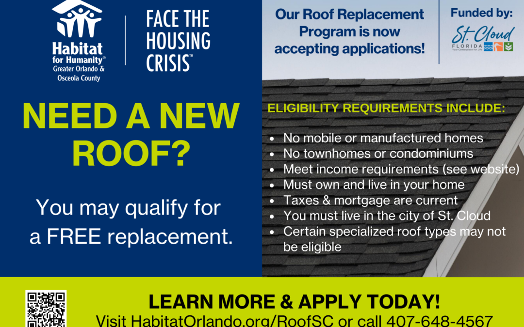 Now open: St. Cloud roof replacement program